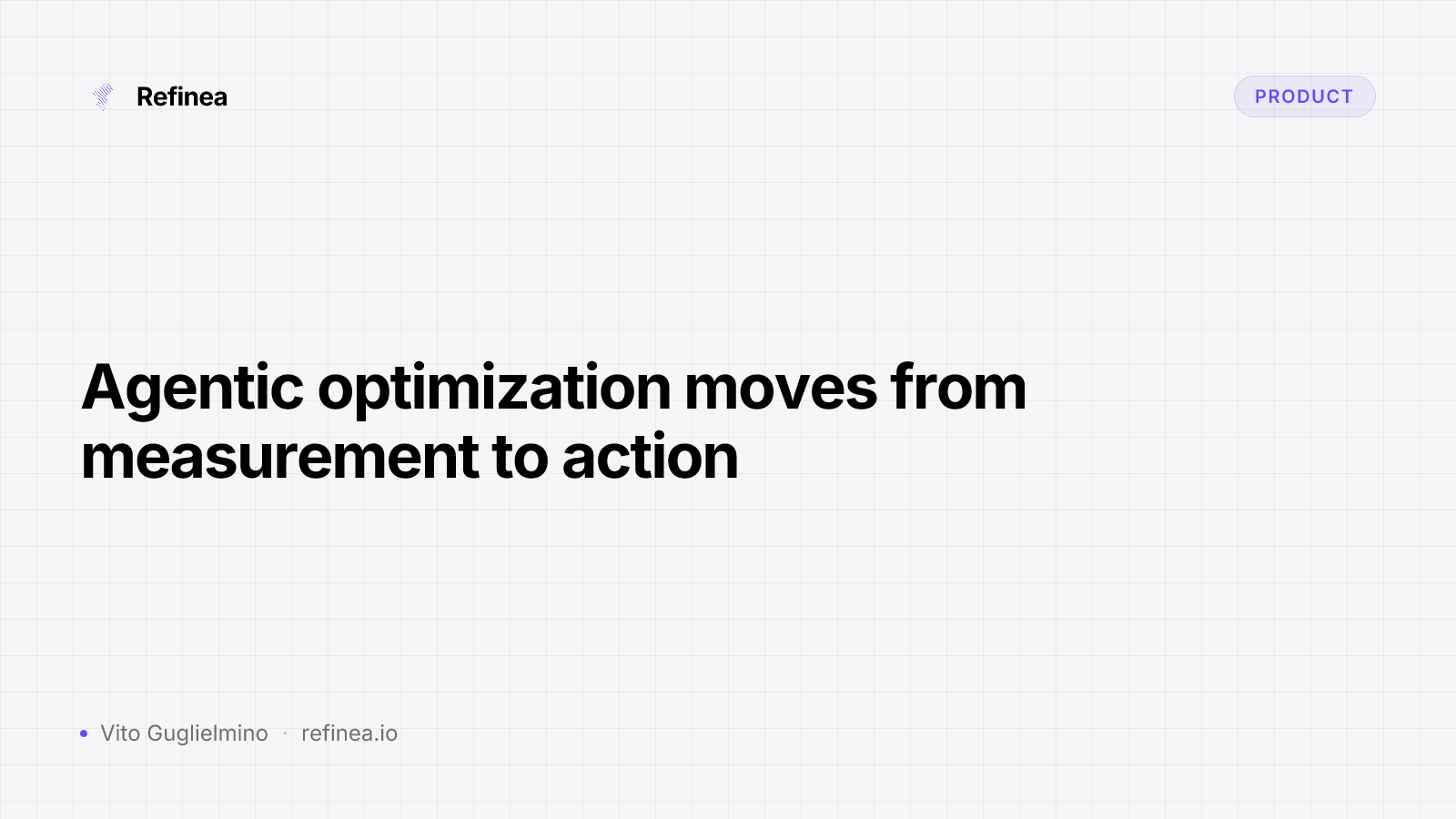 Agentic optimization moves from measurement to action